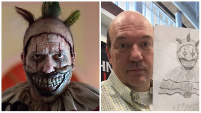 10. John Carroll Lynch as Twisty the Clown — ('American Horror Story', 2011)