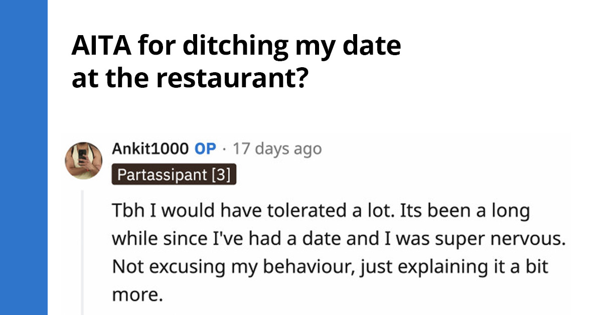 Gym Guy Finds Out The Girl He Asked Out Is Racist During The Date And Leaves Her In The Restaurant