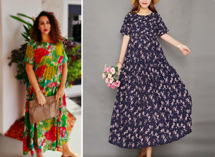 14. With this floral maxi dress, you can already imagine yourself singing 'The Sound of Music' à la Julie Andrews.