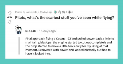 20 Pilots Share Their Exciting, Weird, And Downright Terrifying In-Flight Experiences