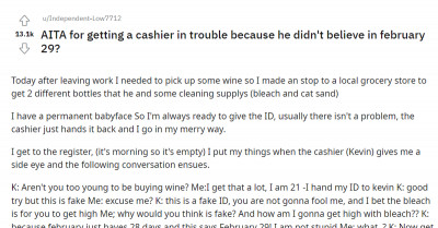 The Reactions of an Online Community to the Case of a Cashier Threatening to Rip a Girl’s ID Apart Because He Doesn’t Believe That February 29 Exists Will Leave You With Mixed Expressions