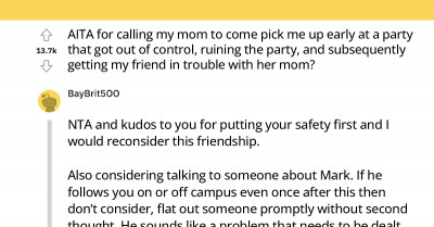 Teenager Abruptly Leaves a Halloween Party Early to Avoid a Creepy Man Who Wants to Make Her Straight, but She Got Her Friend in Trouble in the Process