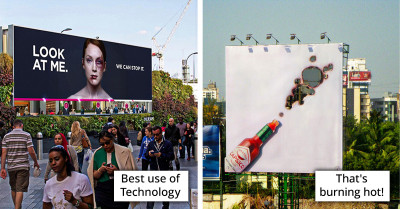 Brilliant Billboard Advertisements That Took The Creativity Of Ads To A Whole New Level