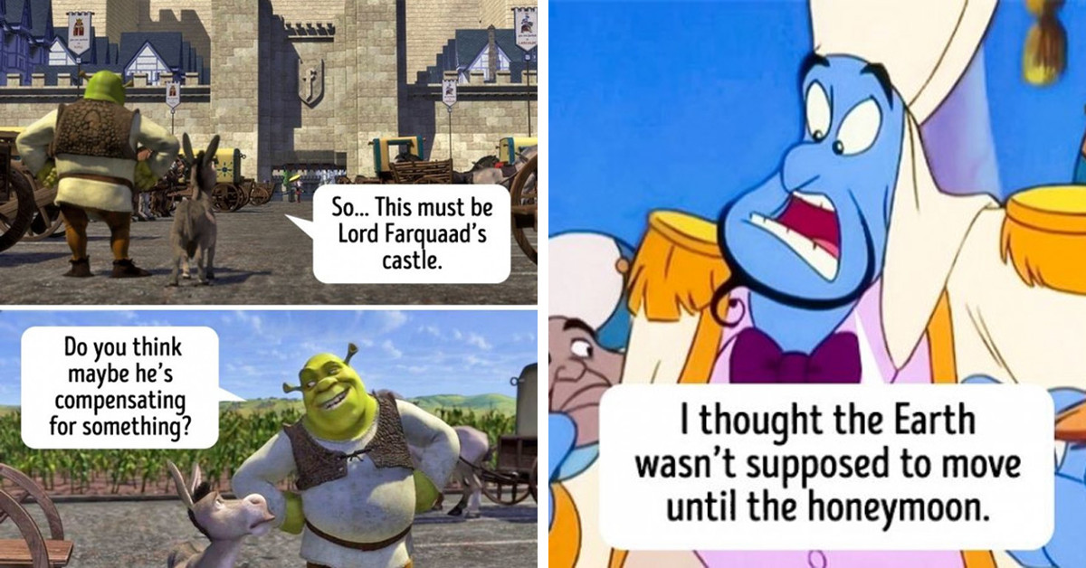 10 Animated Movie Jokes From Kids' Movies That Only The Parents Understood And Thought Were Funny