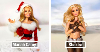 Artist Transforms Barbie Dolls Into Your Favorite Real and Fictional Females
