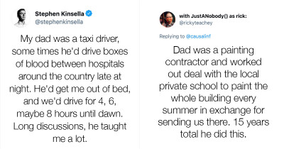 People Answer "What Perks Did You Enjoy As A Kid Because Of Your Parents’ Job?" In Crazy Viral Twitter Thread