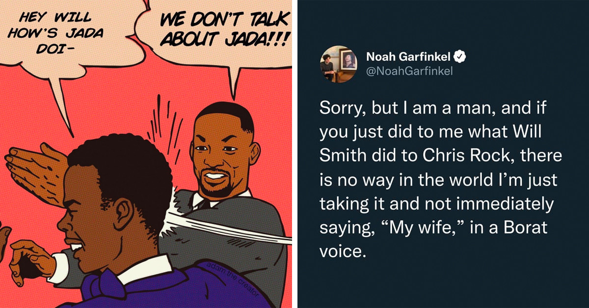 23 Of The Funniest Memes Made Of Will Smith Smacking Chris Rock