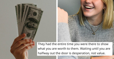Deranged Employer Attempts to Retain Their Employee by Offering Him Less Money and a Worse Offer than a Competitor Did