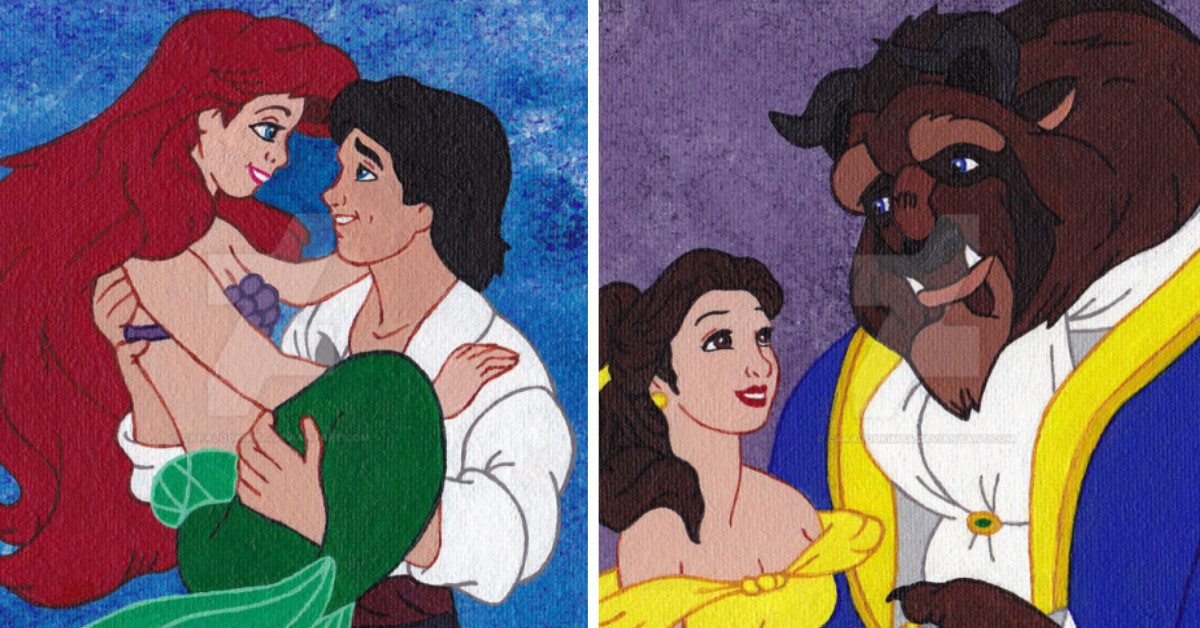 British Artist Unveils Magical Disney-Inspired Art Created With Acrylic Paint