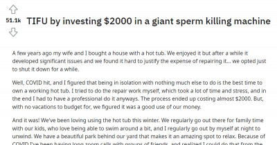 [TIFU] Dude Invests $2,000 In A Giant Sperm-Killing Machine, Instantly Regrets It