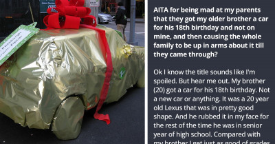 Guy Sparks Family Drama After Expressing Disappointment To Parents Over Not Getting A Car On His 18th Birthday