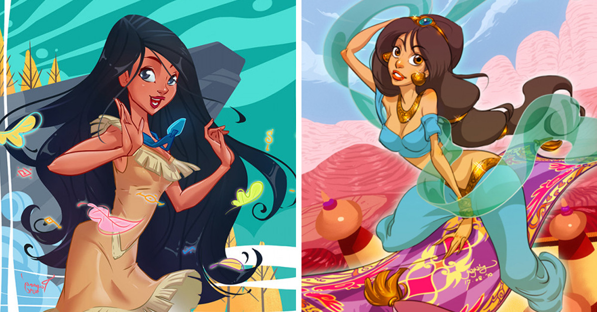 Indonesian Artist Creates Some of the Most Whimsical Disney Fan Art We've Ever Seen (22 Pictures)