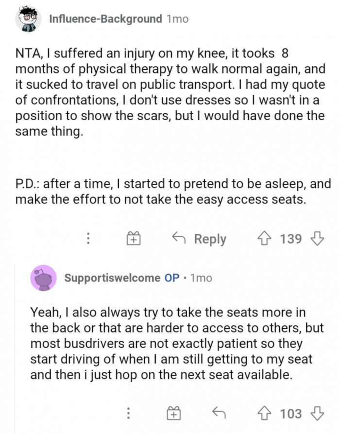 14. Try to pretend to be asleep so people won't bother you.