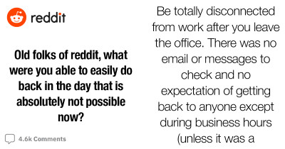 20 Things The Older Generation Used To Do That The Younger Ones Can't Relate To