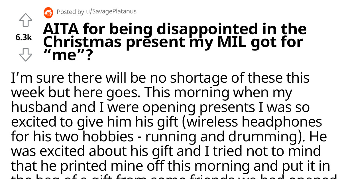 Mother Nearly Tears Her Son's Family Apart With This Ridiculous Christmas Gift For His Wife