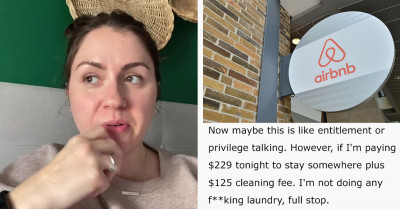 Woman Gets Infuriated When Airbnb Host Asks Her To Do Chores Despite $125 Cleaning Fee