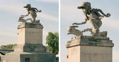 10+ Amusing Examples That Show What Famous Monuments In Paris Would Look Like If They Were Replaced With Pop Culture Characters