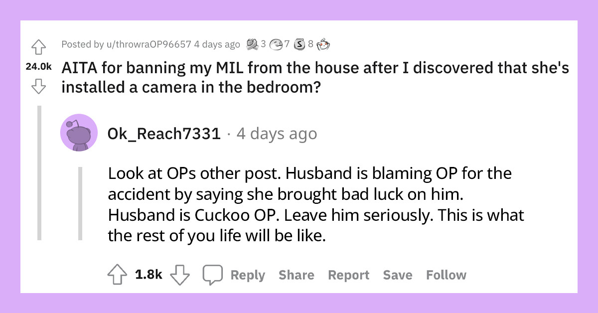 Mother-In-Law Gets Banned From Her Son's Home After Her Concern Gets A Little Too Much