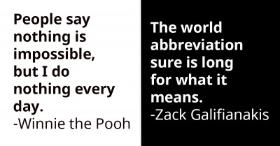 Celebs That Made These Casual Hilarious Comments Which Are Now Unforgettable
That 40 Times Celebrities Said Something So Funny It Had To Be Written Down