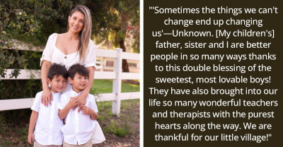 18 Photos With Heartwarming Notes From Famous Parents Celebrating With Their Autistic Kids