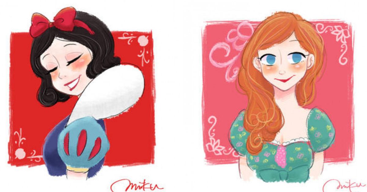 Dreamiest Disney Heroines Reimagined in Their Own Little World of Unique Elements