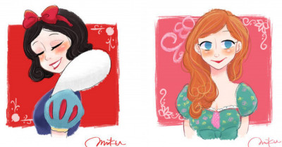 Dreamiest Disney Heroines Reimagined in Their Own Little World of Unique Elements