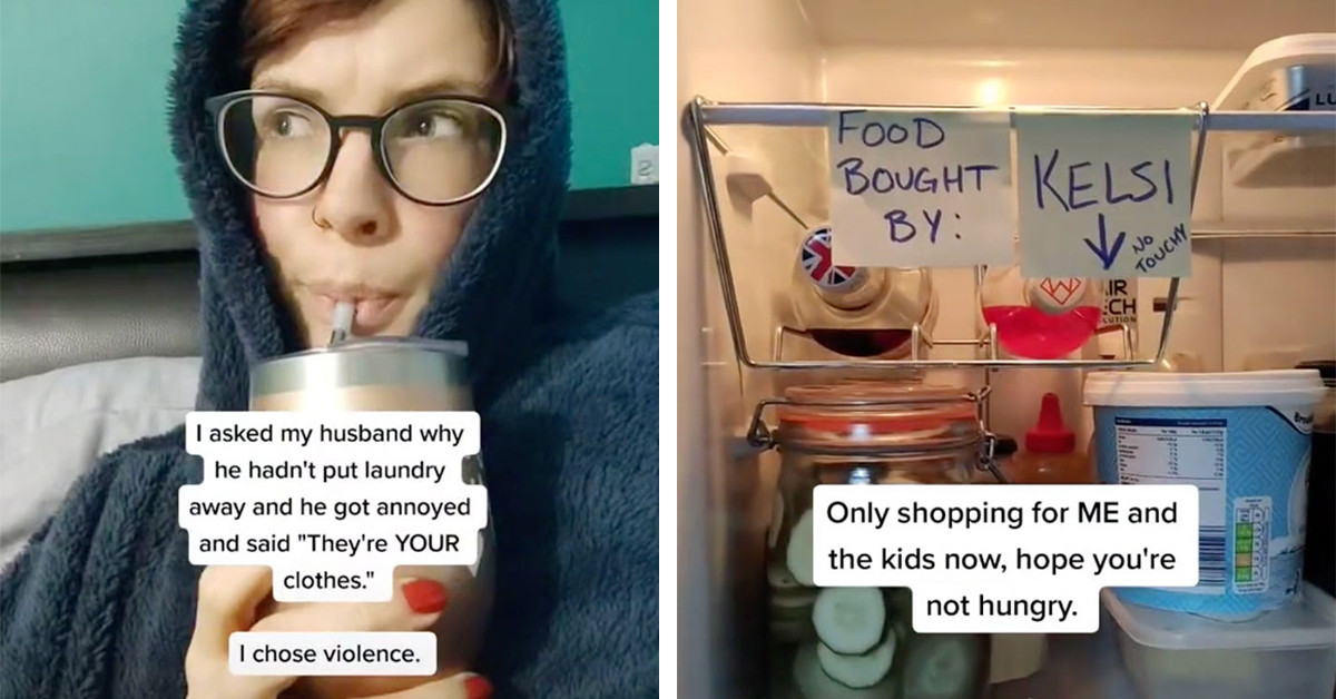 Lady Chooses To Take Sweet Revenge On Her Husband For Refusing To Do Her Own Side Of The Laundry And People Online Are In Support