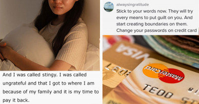 Asian Woman Gets Disowned By Parents Because She Refused To Pay For Her Younger Sister's Lavish Lifestyle