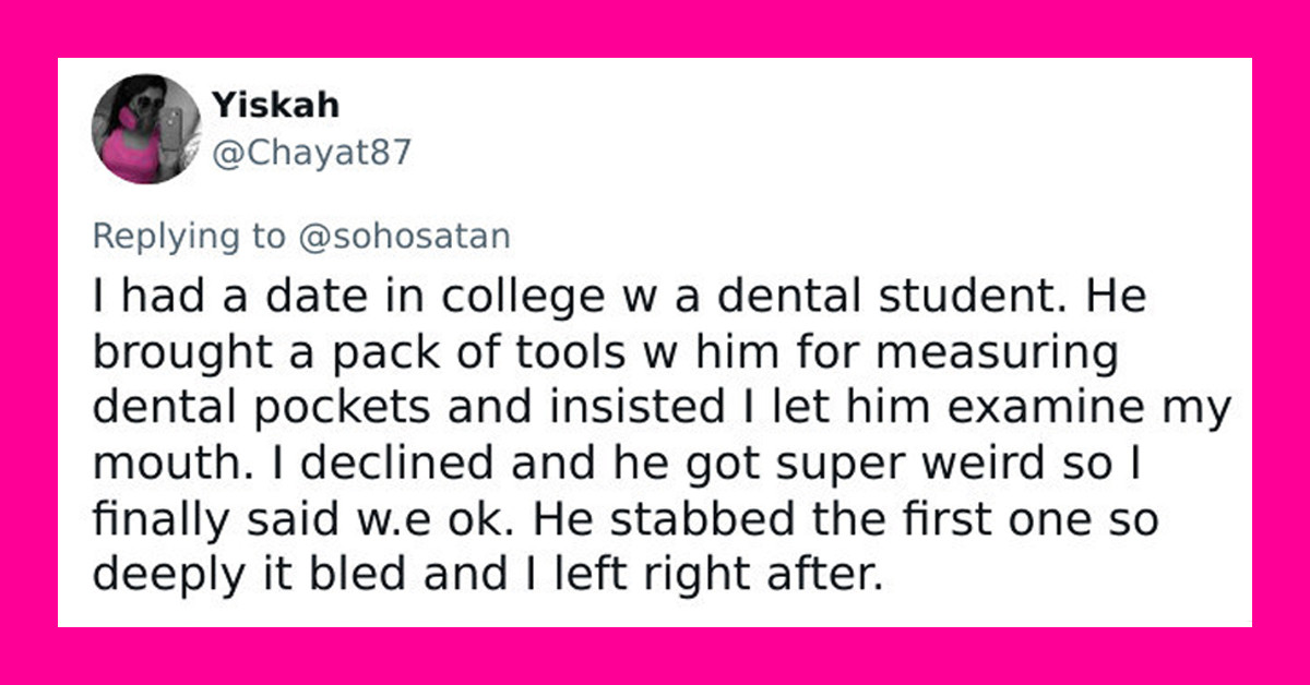 40 Of The Strangest And Most Bizarre Things Men Do On Dates, According To Women Online