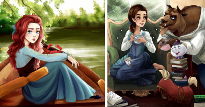 15 Disney and Pop-Culture Characters Re-Created by This Talented Fan Artist
