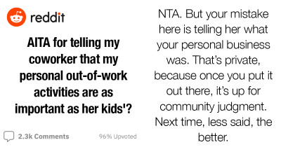 Childfree Woman Wonders If She’s A Jerk For Refusing To Do The Late Shift As A Favor To One Of Her Parent Coworkers Because She Also Has Plans
