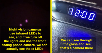 TikToker Teaches Us All How He Inspects for Hidden Cameras and Where They Might Be Hidden in Airbnbs