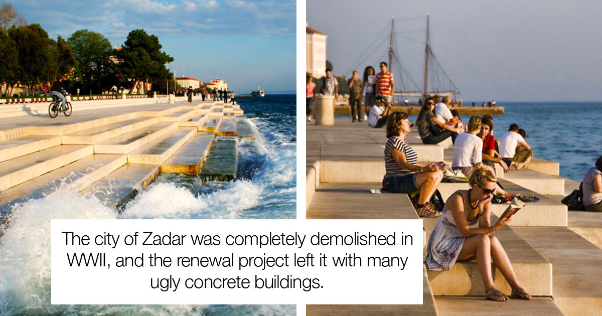 This 230 Feet Long Organ In Croatia Uses The Sea To Create Interesting Music