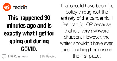 Woman Shared The Awkward Birthday Story Of How She Sucked The Waiter's Finger And Made Him Run Away