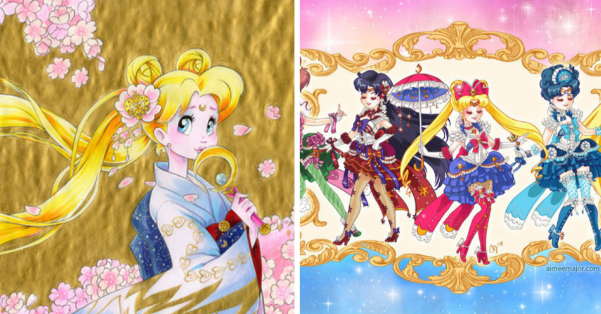 Sailor Moon Characters Get Re-Designed Into Pop Diva Singers and Rococo Stars, and They're Both Seriously Spectacular
