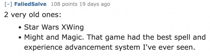Star Wars: X-Wing was a bestseller in 1993. On the other hand, Might and Magic is known for its rich content and non-linear play style.