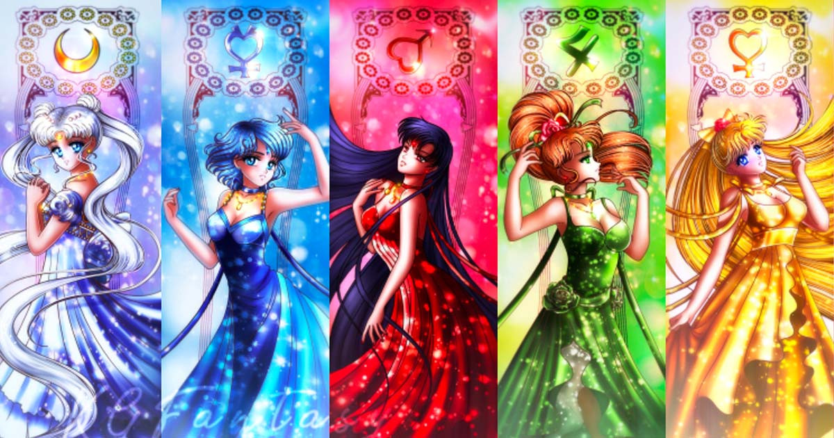 Two Sisters Re-Create The Sailor Scouts As Royal Princesses