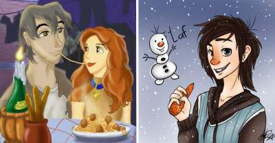 30 Artists Recreate Disney Animals And Creatures Into Humans