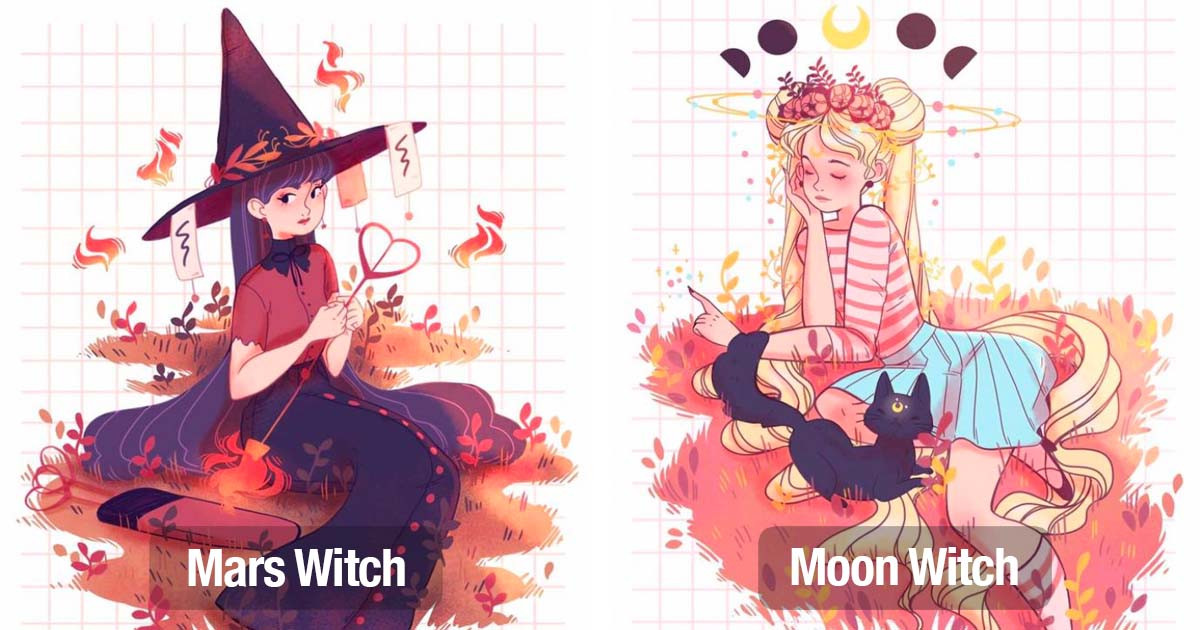 These Sailor Scouts Illustrated As Witches By Artist Lana Jay Are Bewitching