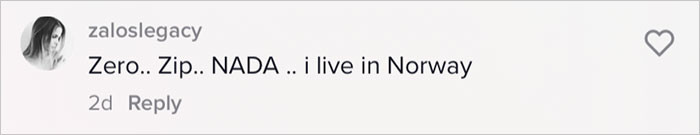 According to a resident of Norway, 