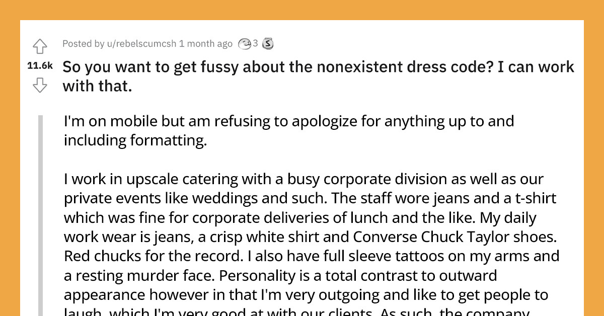 Workers Share Their Company Dress Codes And How They Sneakily Defied It Without Technically Breaking Any Rules