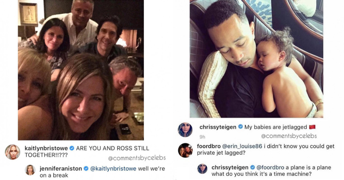 These Hilarious Celebrity Instagram Comments Showed Us Their Unexpectedly Authentic Side (50 Pictures)