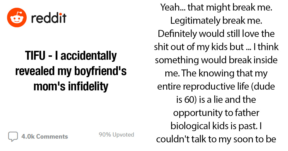 Girlfriend Meets Boyfriend's Family For The First Time Then Accidentally Reveals The Mom Cheated On The Dad