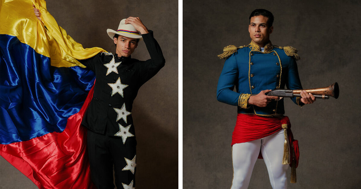 The Official Portraits Of 2021's Mister Global Contestants Look Like Video Game Bosses In Their National Costumes