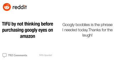 Woman Makes The Mistake Of Sticking Huge Googly Eyes On Her Nipples And Now They Won't Come Off