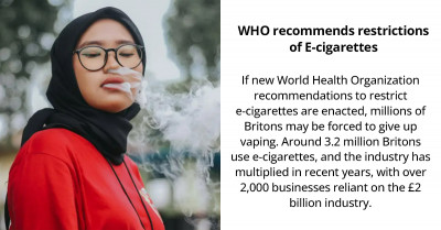 Over 3 Million British People Could Be Affected By A Proposed Ban On Vaping And E-Cigarettes
