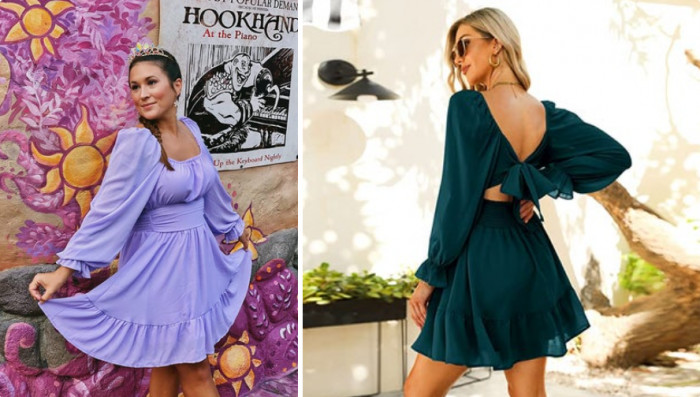 1. A tie-back mini dress will help you find your prince.