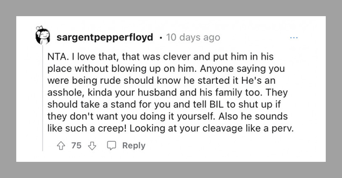 Woman Asks If She's Wrong For Getting Angry After Her Brother-In-Law Labeled Her Dress "Inappropriate"