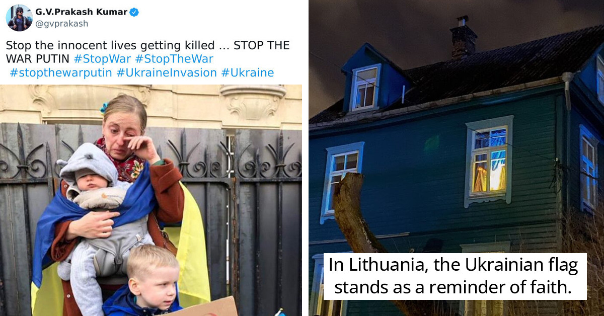 Heart Wrenching Pictures Of Ukraine And Russia's Conflict