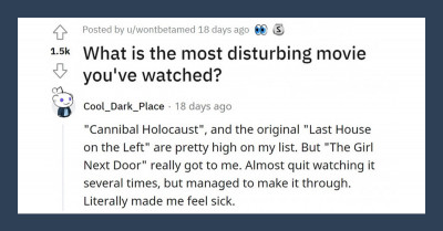 Reddit User Asks Which Movie Is The Most Disturbing, and a List of the Most Horrifying Films Ever Emerged